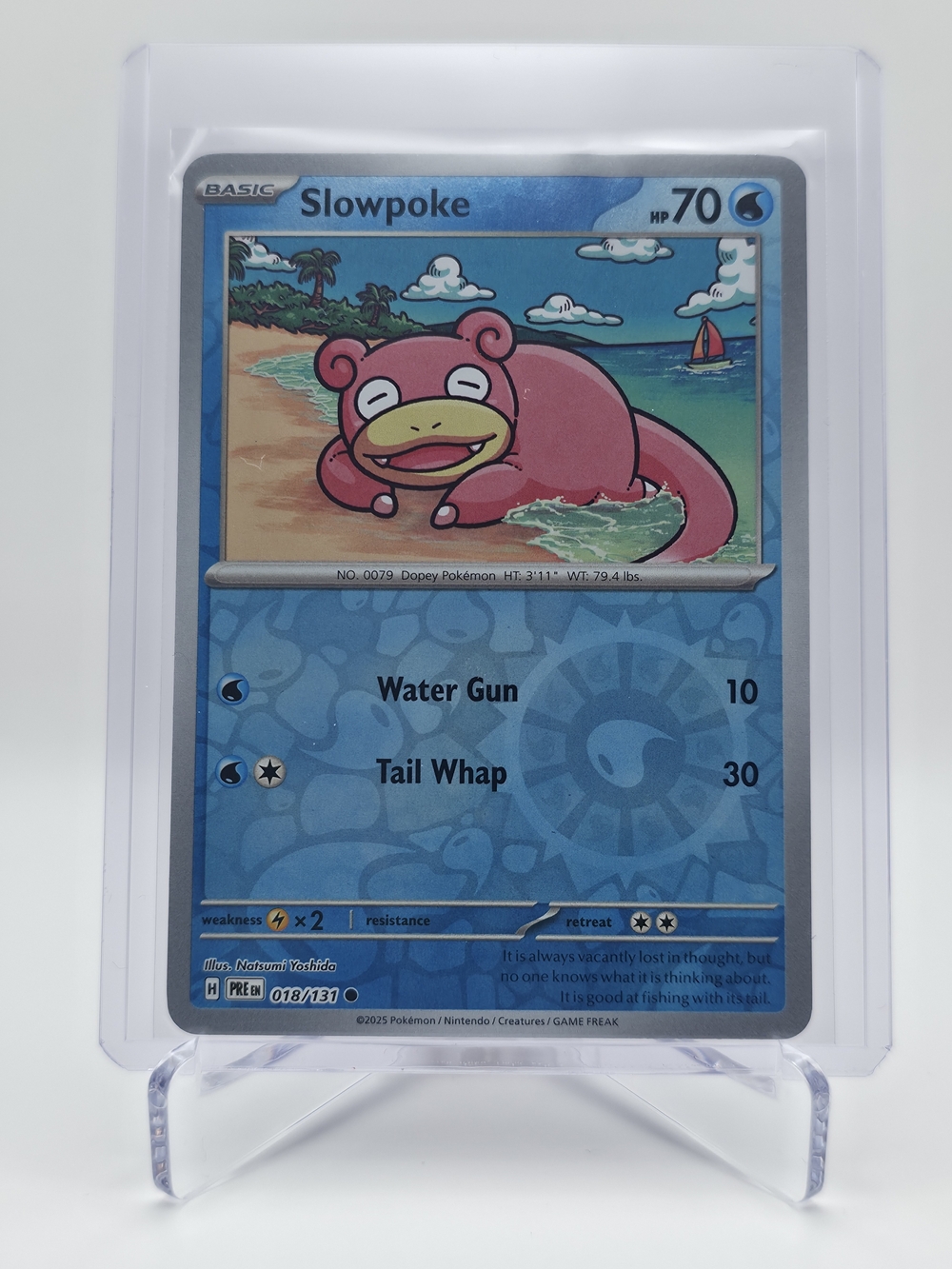 Pokémon TCG - Slowpoke - Prismatic Evolutions - Reverse Holo - 018/131